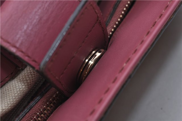 Authentic GUCCI Sukey Tote Bag GG Canvas Leather 296835 Brown Pink 5626C