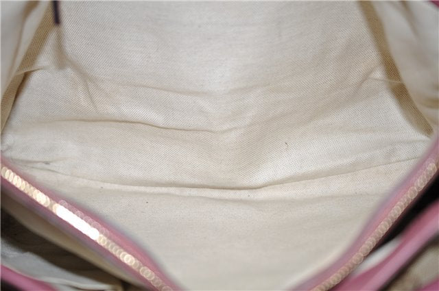 Authentic GUCCI Sukey Tote Bag GG Canvas Leather 296835 Brown Pink 5626C