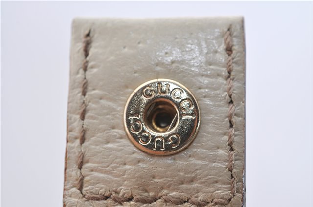 Authentic GUCCI Shoulder Hand Bag GG Canvas Leather 152458 Brown White 5626D