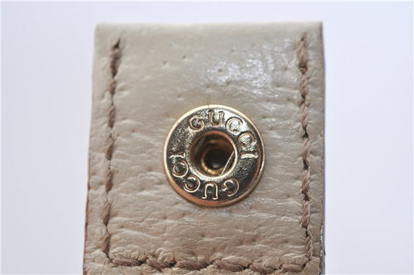 Authentic GUCCI Shoulder Hand Bag GG Canvas Leather 152458 Brown White 5626D