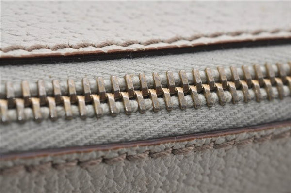 Authentic GUCCI Shoulder Hand Bag GG Canvas Leather 152458 Brown White 5626D