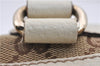 Authentic GUCCI Shoulder Hand Bag GG Canvas Leather 152458 Brown White 5626D