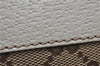 Authentic GUCCI Shoulder Hand Bag GG Canvas Leather 152458 Brown White 5626D