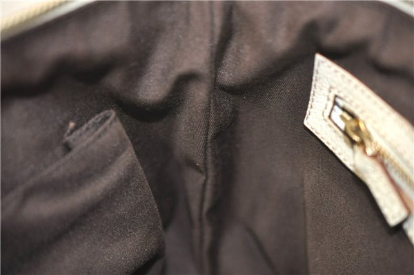 Authentic GUCCI Shoulder Hand Bag GG Canvas Leather 152458 Brown White 5626D