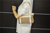 Authentic GUCCI Shoulder Hand Bag GG Canvas Leather 152458 Brown White 5626D