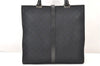 Authentic GUCCI Jackie Shoulder Tote Bag GG Canvas Leather 0021064 Black 5626F