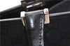 Authentic GUCCI Jackie Shoulder Tote Bag GG Canvas Leather 0021064 Black 5626F