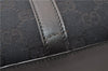 Authentic GUCCI Jackie Shoulder Tote Bag GG Canvas Leather 0021064 Black 5626F