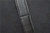 Authentic GUCCI Jackie Shoulder Tote Bag GG Canvas Leather 0021064 Black 5626F