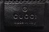 Authentic GUCCI Jackie Shoulder Tote Bag GG Canvas Leather 0021064 Black 5626F