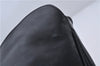 Authentic GUCCI Bamboo Shoulder Bag Purse Nylon Leather Black Junk 5629C