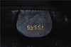 Authentic GUCCI Bamboo Shoulder Bag Purse Nylon Leather Black Junk 5629C
