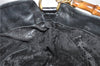 Authentic GUCCI Bamboo Shoulder Bag Purse Nylon Leather Black Junk 5629C