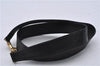 Authentic GUCCI Bamboo Shoulder Bag Purse Nylon Leather Black Junk 5629C