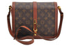 Authentic Louis Vuitton Monogram Rond Point Shoulder Cross Bag M51412 LV 5629I