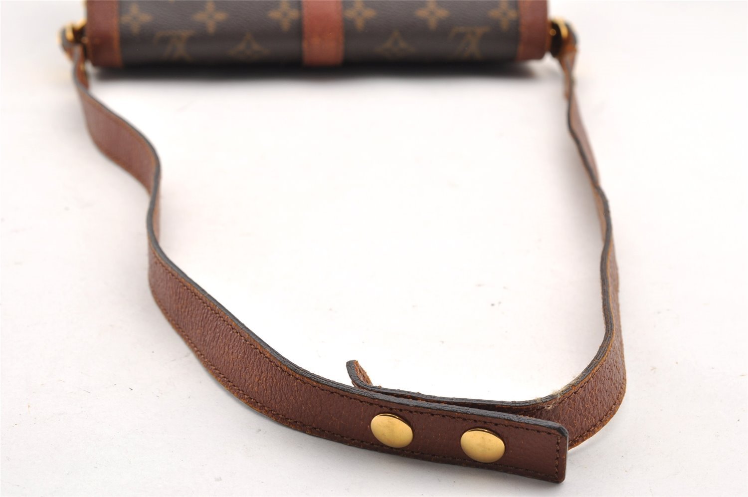 Authentic Louis Vuitton Monogram Rond Point Shoulder Cross Bag M51412 LV 5629I