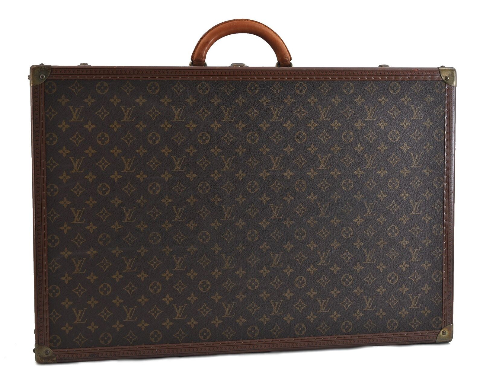 Authentic LOUIS VUITTON Monogram Bisten 70 Travel Trunk Case M21324 LV 5631B