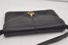 Authentic GUCCI Vintage Shoulder Hand Bag Purse Leather Black 5632I