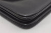 Authentic GUCCI Vintage Shoulder Hand Bag Purse Leather Black 5632I