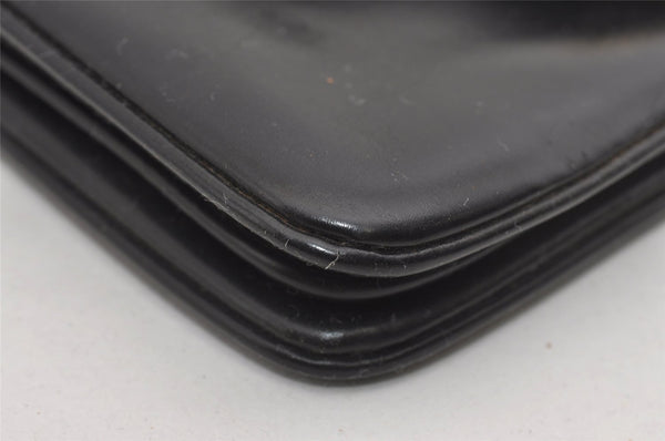 Authentic GUCCI Vintage Shoulder Hand Bag Purse Leather Black 5632I