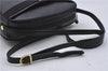 Authentic Salvatore Ferragamo Vara Shoulder Cross Body Bag Leather Black 5633D