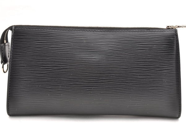 Authentic Louis Vuitton Epi Pochette Accessoires Pouch Black M52942 LV 5633I