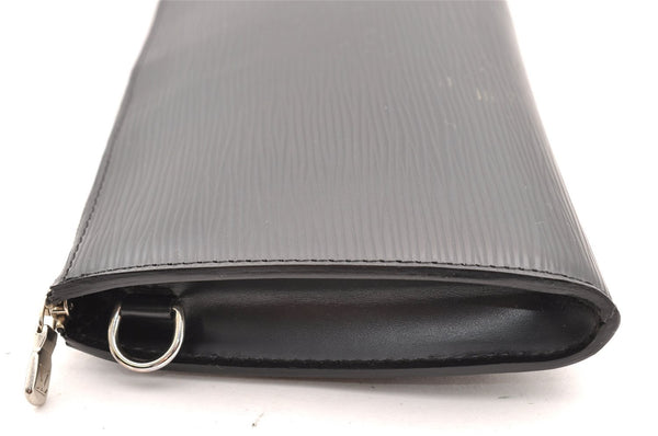 Authentic Louis Vuitton Epi Pochette Accessoires Pouch Black M52942 LV 5633I