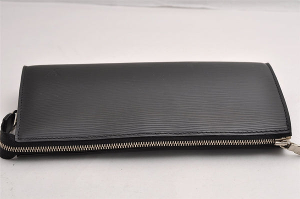 Authentic Louis Vuitton Epi Pochette Accessoires Pouch Black M52942 LV 5633I