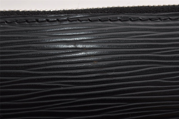 Authentic Louis Vuitton Epi Pochette Accessoires Pouch Black M52942 LV 5633I