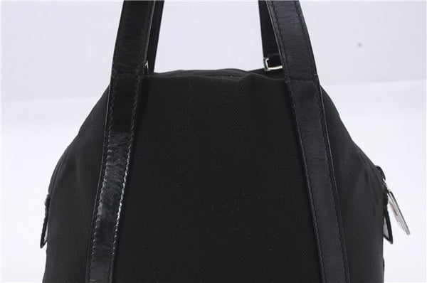 Authentic GUCCI 2Way Shoulder Hand Bag Purse Nylon Leather Black 5634D