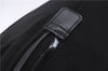 Authentic GUCCI 2Way Shoulder Hand Bag Purse Nylon Leather Black 5634D