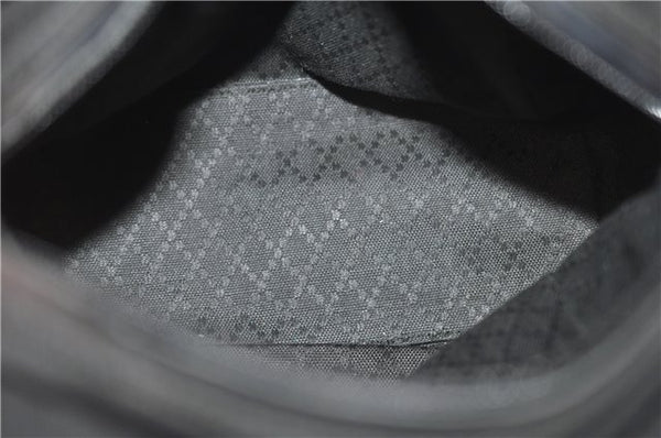 Authentic GUCCI 2Way Shoulder Hand Bag Purse Nylon Leather Black 5634D