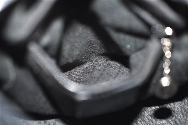 Authentic GUCCI 2Way Shoulder Hand Bag Purse Nylon Leather Black 5634D