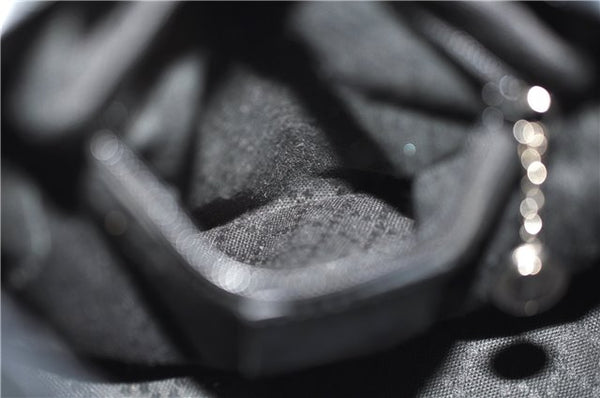 Authentic GUCCI 2Way Shoulder Hand Bag Purse Nylon Leather Black 5634D