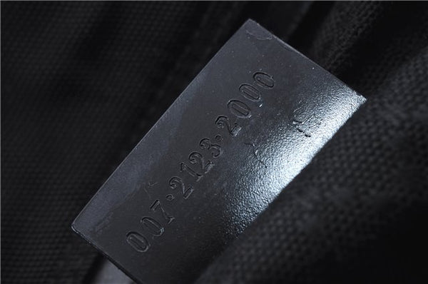 Authentic GUCCI 2Way Shoulder Hand Bag Purse Nylon Leather Black 5634D