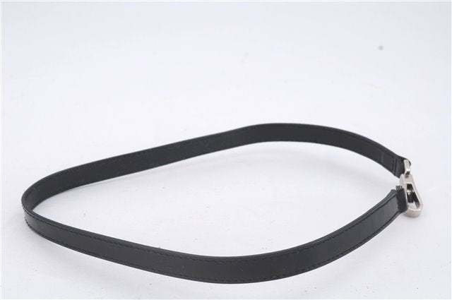 Authentic GUCCI 2Way Shoulder Hand Bag Purse Nylon Leather Black 5634D