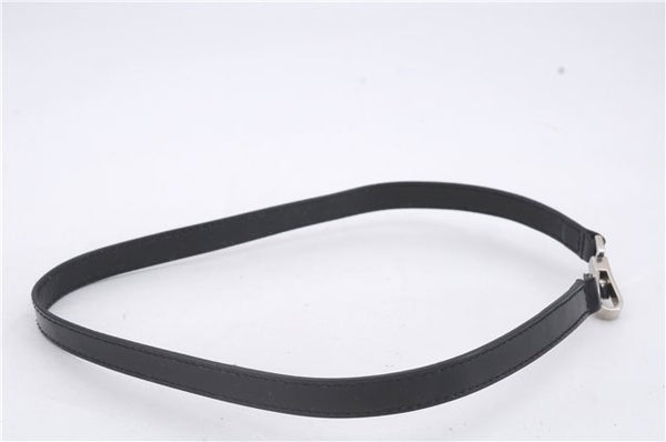 Authentic GUCCI 2Way Shoulder Hand Bag Purse Nylon Leather Black 5634D