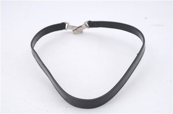 Authentic GUCCI 2Way Shoulder Hand Bag Purse Nylon Leather Black 5634D