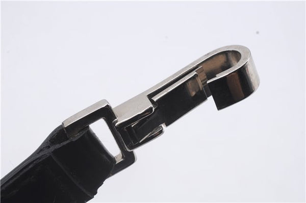 Authentic GUCCI 2Way Shoulder Hand Bag Purse Nylon Leather Black 5634D