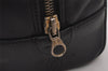 Authentic CHANEL Calf Skin Bicolore CC Logo Clutch Hand Bag Purse Black 5634I