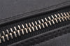 Authentic CHANEL Calf Skin Bicolore CC Logo Clutch Hand Bag Purse Black 5634I