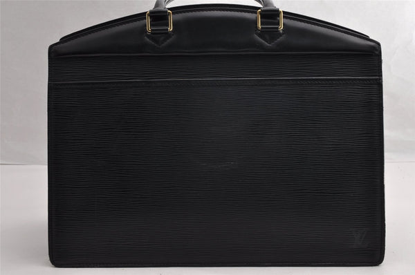 Authentic Louis Vuitton Epi Riviera Hand Bag Black M48182 LV 5637I