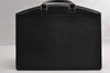 Authentic Louis Vuitton Epi Riviera Hand Bag Black M48182 LV 5637I