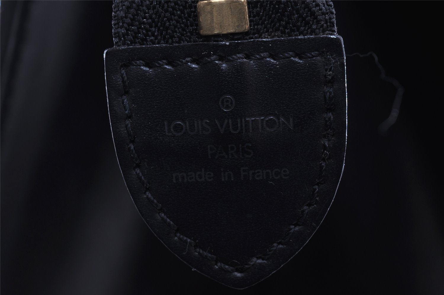 Authentic Louis Vuitton Epi Riviera Hand Bag Black M48182 LV 5637I