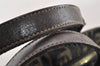 Authentic FENDI Zucca Vintage Tote Hand Bag Nylon Leather Brown Black 5638I