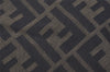 Authentic FENDI Zucca Clutch Hand Bag Purse Nylon Leather Brown Black 5639I