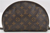 LOUIS VUITTON Monogram Trousse Demi Ronde 23 Cosmetic Pouch M47520 LV Junk 5640C