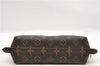 LOUIS VUITTON Monogram Trousse Demi Ronde 23 Cosmetic Pouch M47520 LV Junk 5640C