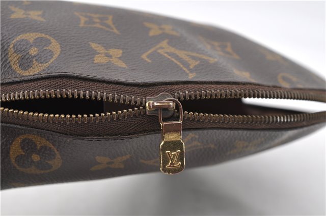 LOUIS VUITTON Monogram Trousse Demi Ronde 23 Cosmetic Pouch M47520 LV Junk 5640C