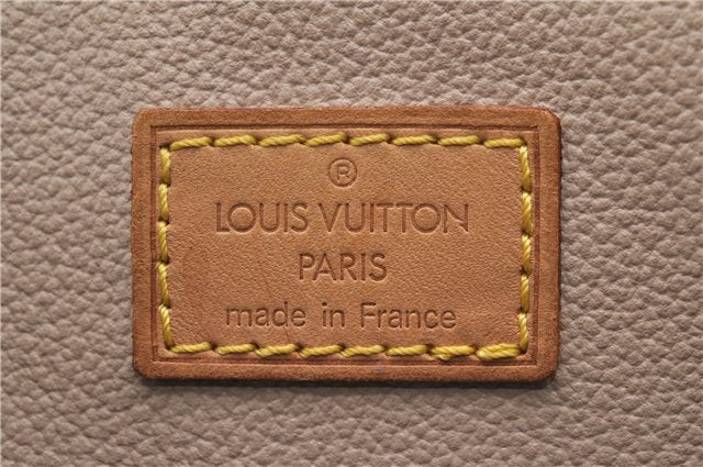 LOUIS VUITTON Monogram Trousse Demi Ronde 23 Cosmetic Pouch M47520 LV Junk 5640C